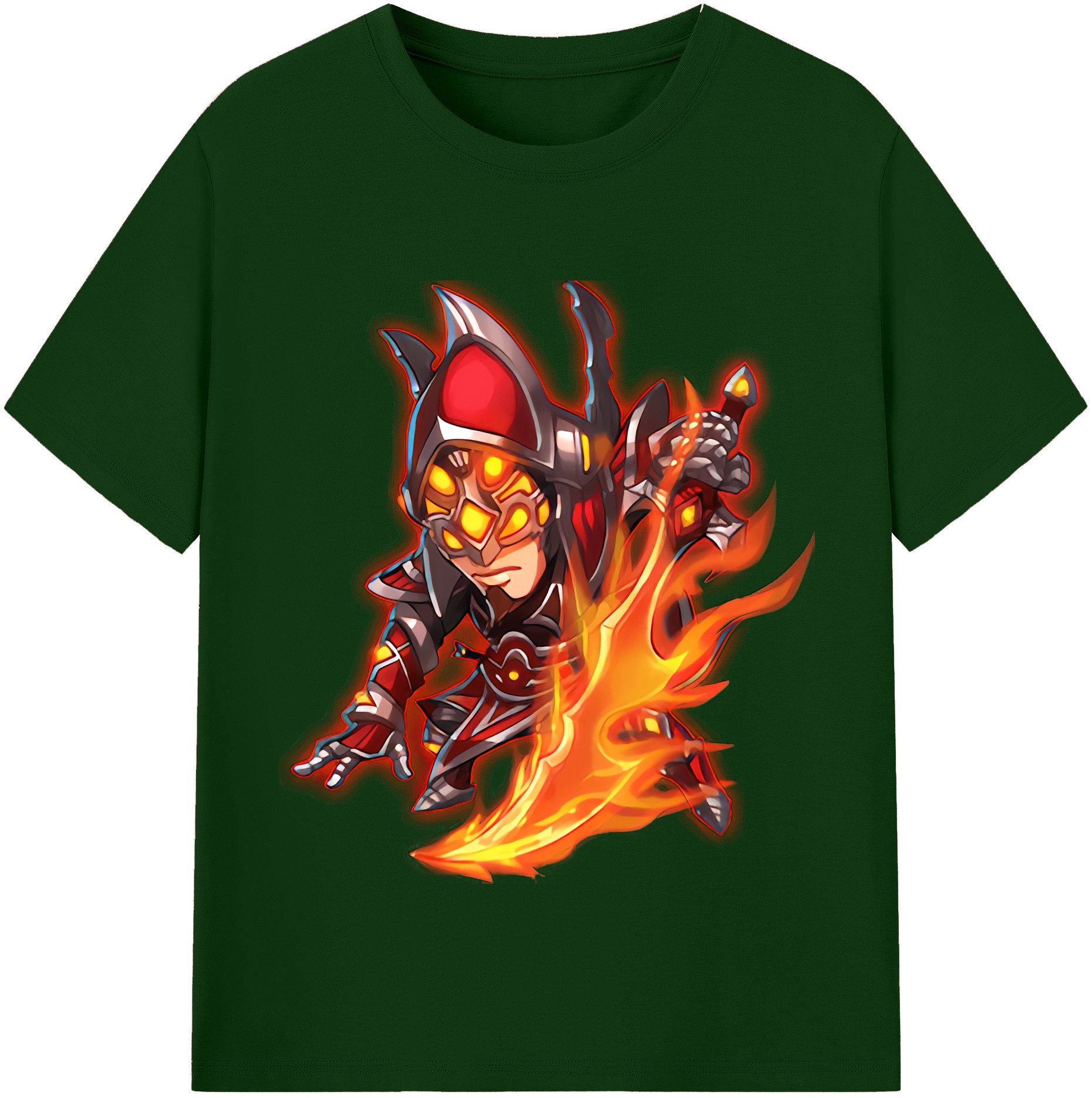 （画像用） リーグ・オブ・レジェンド League of Legends LOL 綿100％半袖Tシャツ（フロントプリント）
